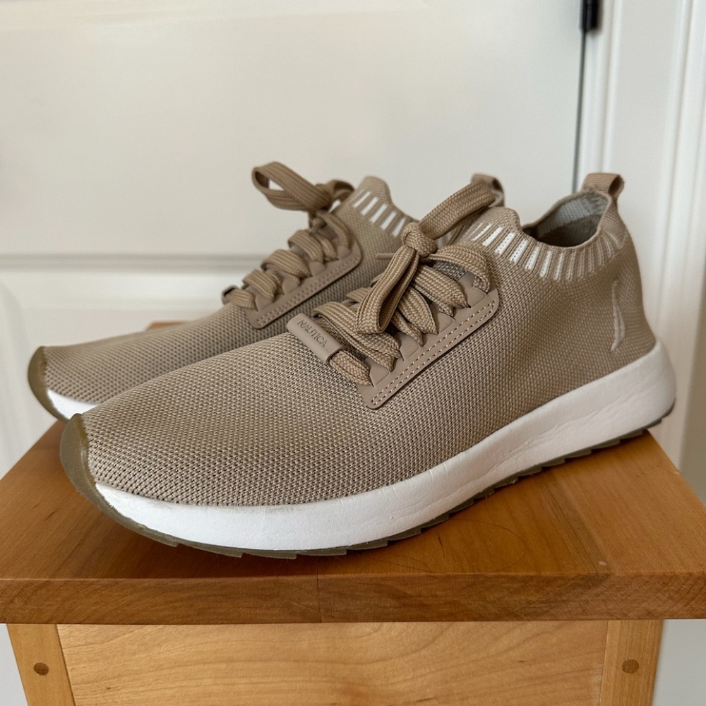 Nautica: Tan Slip-On Fashion Sneakers